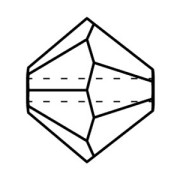 Biconi Preciosa 3 mm - MC Bead Rondell - Light Siam x30