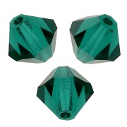 Biconi Preciosa 3 mm - MC Bead Rondell - Emerald x30