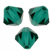 Biconi Preciosa 3 mm - MC Bead Rondell - Emerald x30