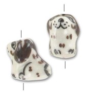 Cane in ceramica mm. 14x10 Bruno x1