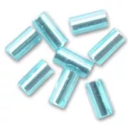 Bugles Miyuki mm. 3 BGL1-018 - Aqua Silver Lined x10g