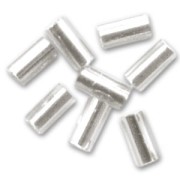 Bugles Miyuki mm. 3 BGL1-0001 - Crystal Silver Lined x10g|raw }}