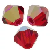 Biconi Preciosa 3 mm - MC Bead Rondell - Light Siam AB x30