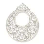 Pendenti leggeri fantasia mm. 59 argentato x6