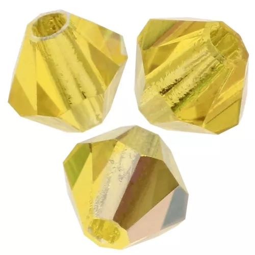 Biconi Preciosa 3 mm - MC Bead Rondell - Citrine AB x30