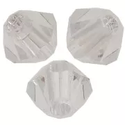 Biconi Preciosa 3 mm - MC Bead Rondell - Crystal Argent Flare x30