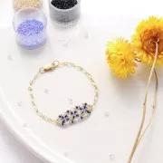 Biconi Preciosa 3 mm - MC Bead Rondell - Crystal Lagoon x30