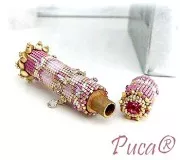Biconi Preciosa 3 mm - MC Bead Rondell - Crystal Aurum Full x30