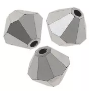 Biconi Preciosa 5 mm - MC Bead Rondell - Crystal Labrador Full x12