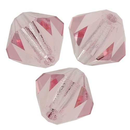 Biconi Preciosa 5 mm - MC Bead Rondell - Light Rose x12