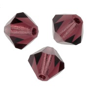 Biconi Preciosa 5 mm - MC Bead Rondell - Burgundy x12