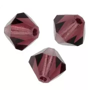 Biconi Preciosa 5 mm - MC Bead Rondell - Burgundy x12