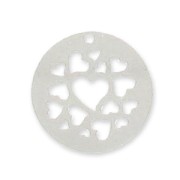 Zecchino cuori mm. 20 in Argento x1|raw }}