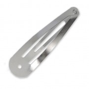 Fermagli per capelli mm. 58 rodiato x10