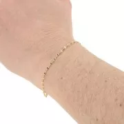 Catena 1.8 mm - Dorato con oro fino x50cm