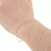 Catena 1.8 mm - Placcatura argento fino x50cm