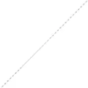 Catena 1.4 mm - Placcatura argento fino x50cm