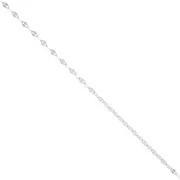 Catena 1.4 mm - Placcatura argento fino x50cm