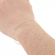 Catena 1.4 mm - Placcatura argento fino x50cm