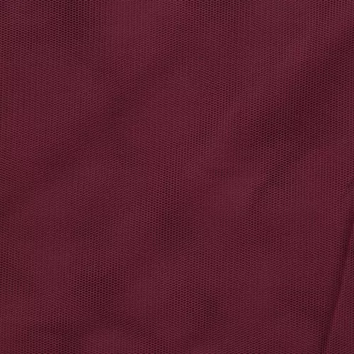 Tessuto Tulle tinta unita - Bordeaux x10cm