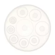 Stampo silicone per fare dei cabochon tondi in resina da 8 a 28 mm x1