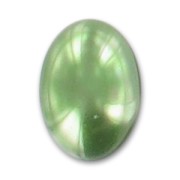 Cabochon in resina madreperlata mm. 18x13 Green x1|raw }}