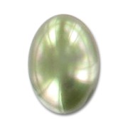 Cabochon in resina madreperlata mm. 18x13 Olive x1|raw }}