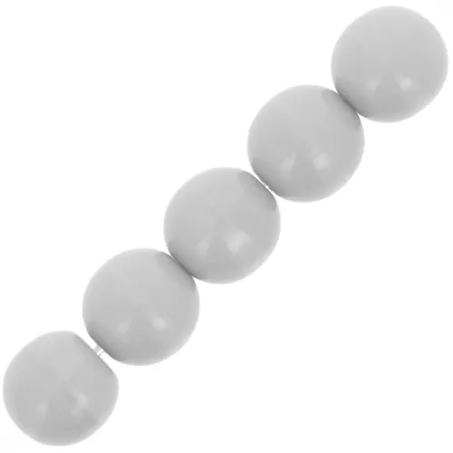 Perle tonde mm. 8 Opaque Grey x20