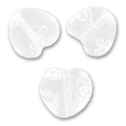 Cuori Millefiori mm. 10 Crystal x5|raw }}