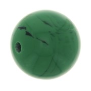 Perla in resina Opaca 14 mm - Malachite x1