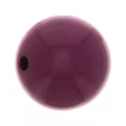 Aubergine - Perla in resina Opaca 14 mm - Melanzana x1 Perla in resina Opaca 14 mm - Melanzana x1