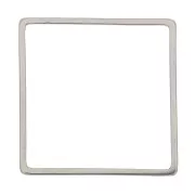 Anello di montaggio e intreccio quadrato 20x20 mm - Acciaio inossidabile 316L x1