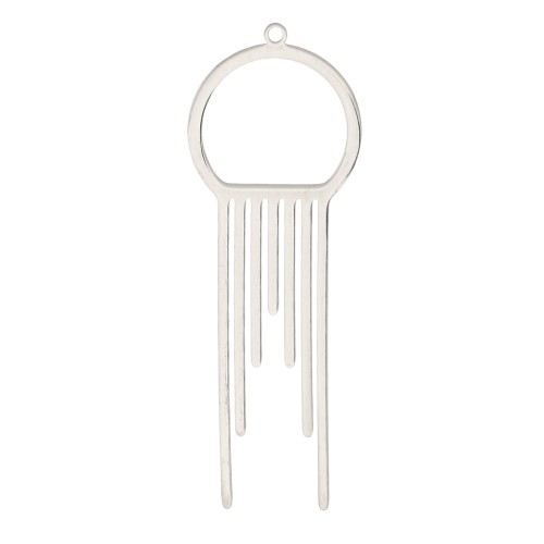 Pendente design 56x20 mm - Acciaio inossidabile x1