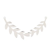 Distanziatore per collana corona d'alloro 57x13 mm- Acciaio inossidabile x1|raw }}