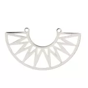 Distanziatore per collana forma azteco 39x21 mm- Acciaio inossidabile x1