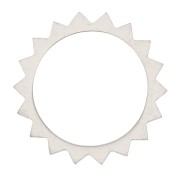 Distanziatore - pendente sole 18 mm- Acciaio inossidabile x1|raw }}