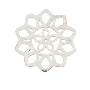Distanziatore a rosetta con motivo traforato, 14 mm - Acciaio inossidabile 316L x1