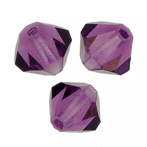 Biconi Preciosa 6 mm - MC Bead Rondell - Amethyst x12