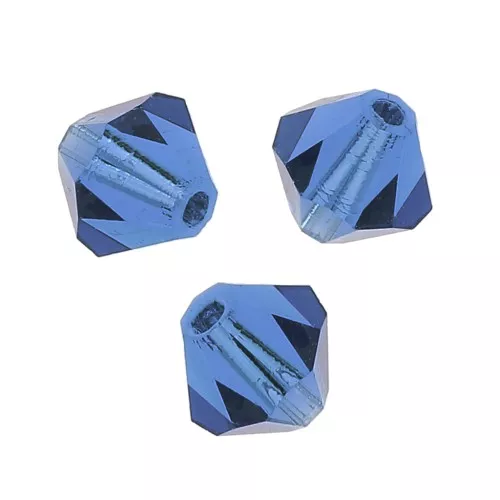 Biconi Preciosa 6 mm - MC Bead Rondell - Sapphire x12