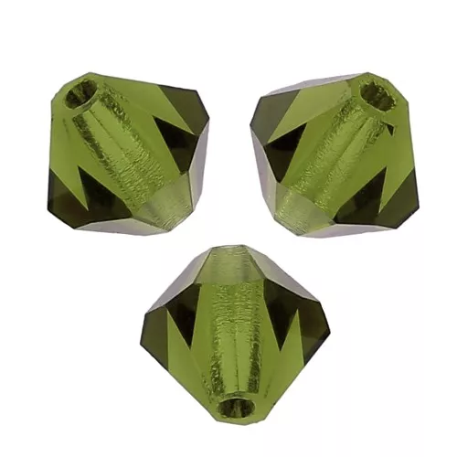 Biconi Preciosa 6 mm - MC Bead Rondell - Olivine  x12