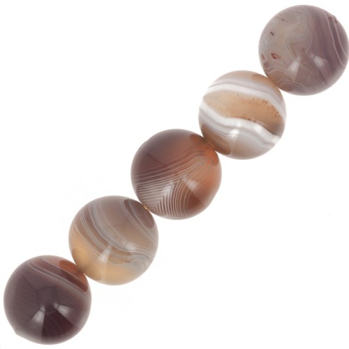 Perlina Botswana Agate mm. 12 x1