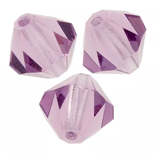 Biconi Preciosa 6 mm - MC Bead Rondell - Light Amethyst x12