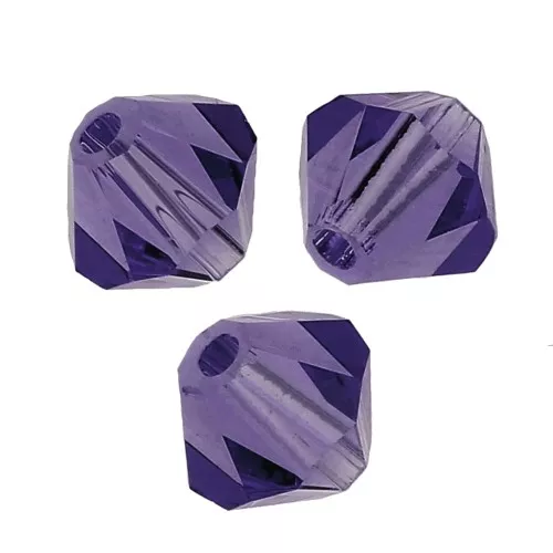 Biconi Preciosa 6 mm - MC Bead Rondell - Deep Tanzanite x12