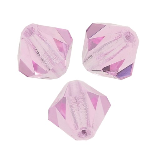 Biconi Preciosa 6 mm - MC Bead Rondell - Pink Sapphire x12