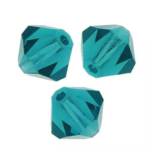 Biconi Preciosa 6 mm - MC Bead Rondell - Blue Zircon x12