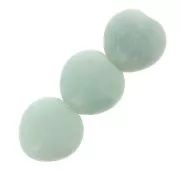 Perline Amazonite hearts mm. 14 x4