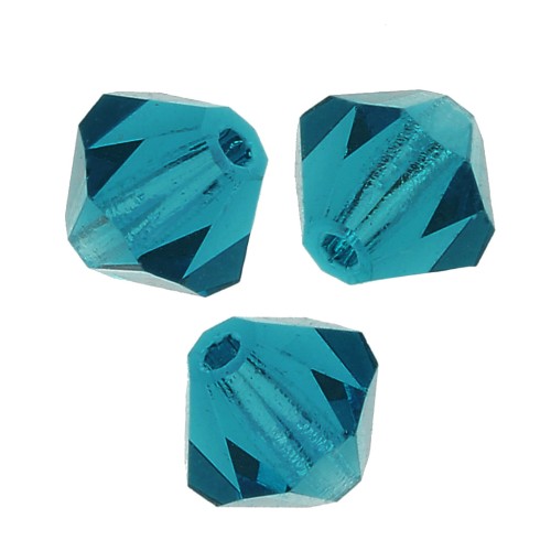 Biconi Preciosa 6 mm - MC Bead Rondell - Indicolite x12