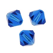 Biconi Preciosa 6 mm - MC Bead Rondell - Capri Blue x12