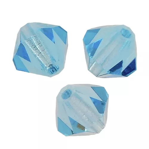Biconi Preciosa 6 mm - MC Bead Rondell - Aqua Bohemica x12