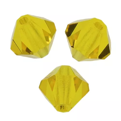 Biconi Preciosa 6 mm - MC Bead Rondell - Citrine x12